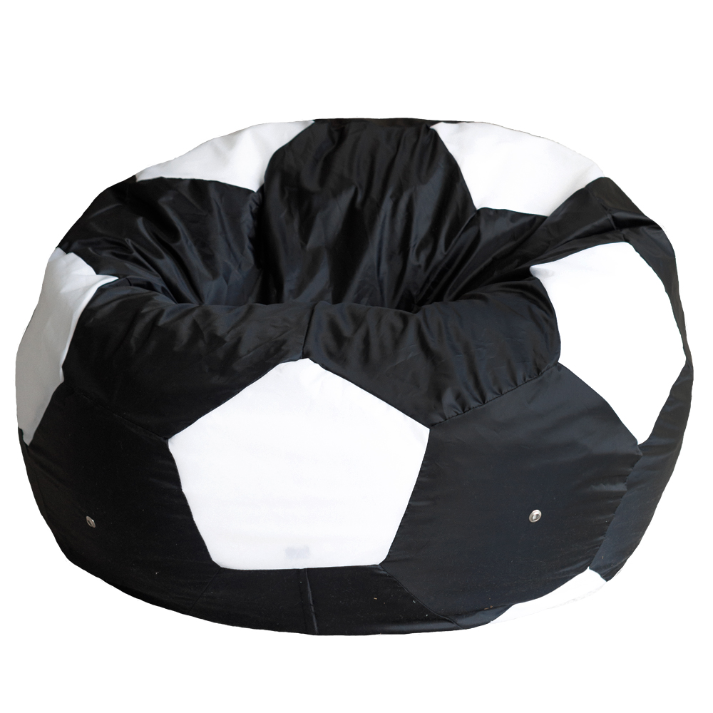 Кресло Мяч Черно-Белый Оксфорд