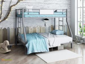 Двухъярусная кровать Гранада 140 Серый