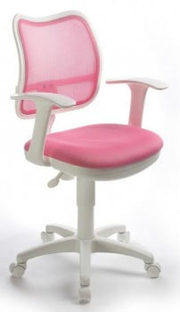 Детское кресло Б05 W розовая сетка