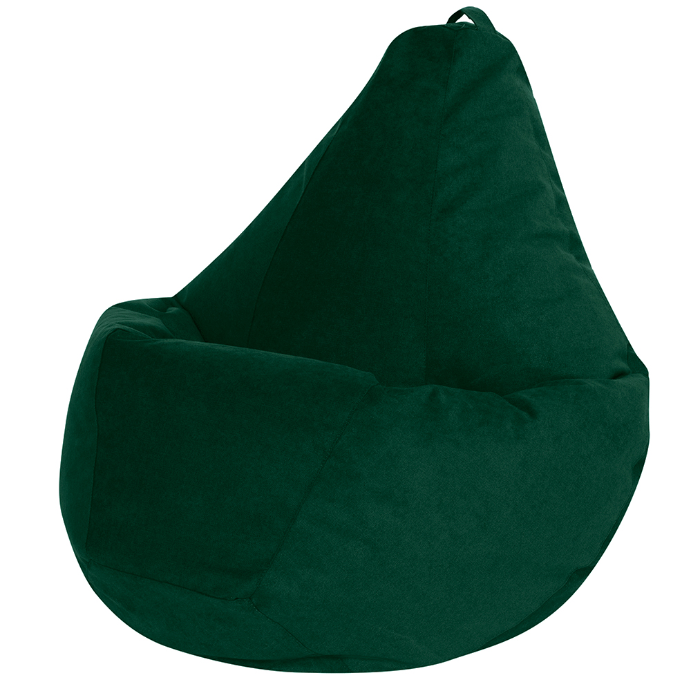 Кресло Мешок Груша Зеленый Велюр (XL, Классический)