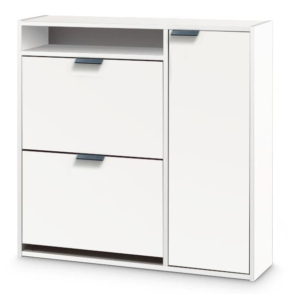 Обувница Вентал ШК-2 белый текстурный