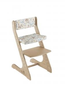 Комплект подушек для стула Конёк Горбунёк Стандарт на спинку и сиденье (Бабочки)