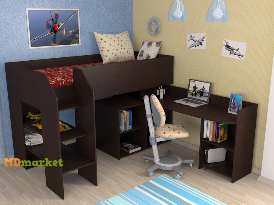 Детская кровать Теремок-2