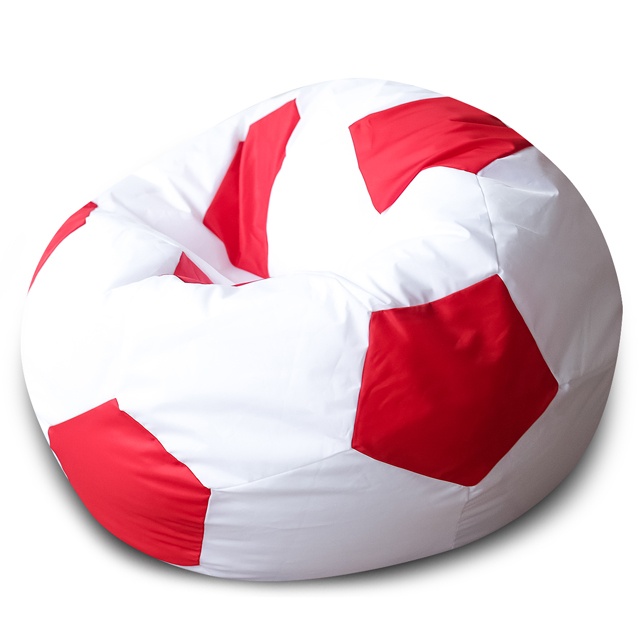 Кресло Мяч Бело-Красный Оксфорд