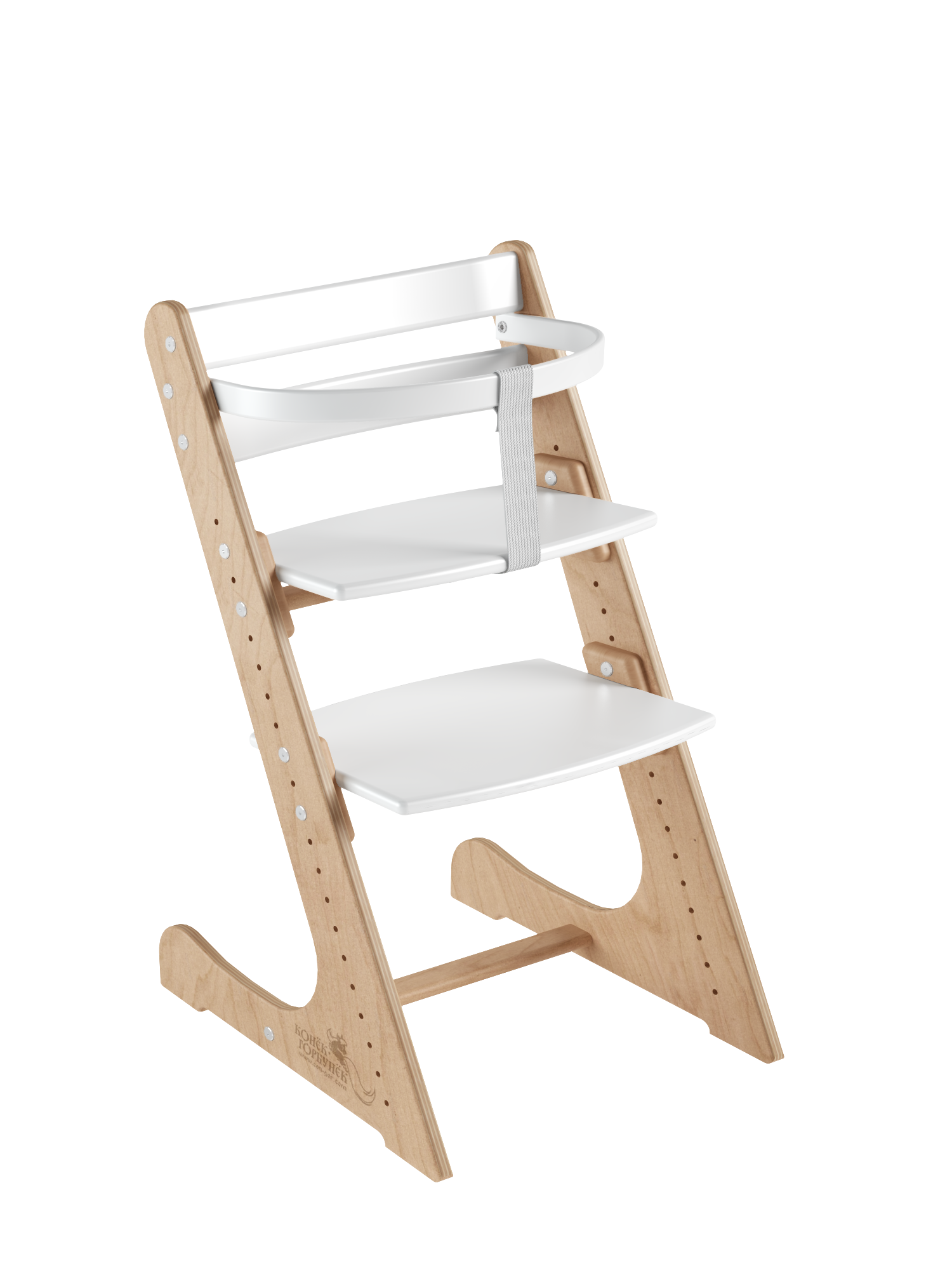 Комплект растущий стул и жесткий ограничитель Конёк Горбунёк Комфорт (Лофт-2)