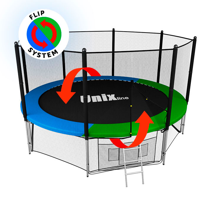 Батут UNIX line Classic 10 ft / 305 см (outside)