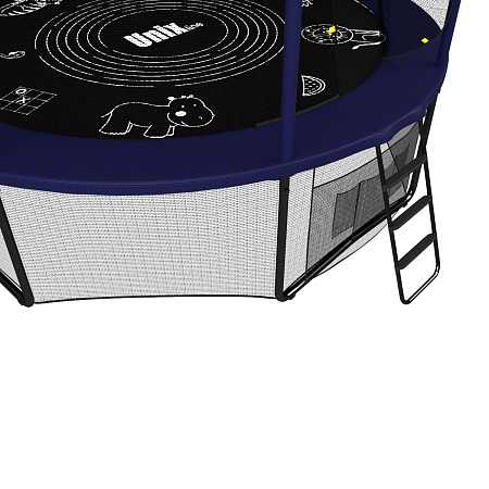 картинка Батут UNIX line SUPREME GAME 12 ft / 366 см (blue)