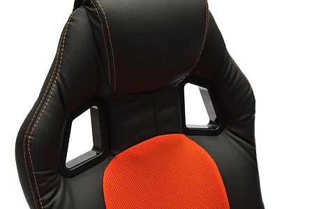 фото Компьютерное кресло Т 09 Driver черный-оранжевый картинка Компьютерное кресло Т 09 Driver черный-оранжевый
