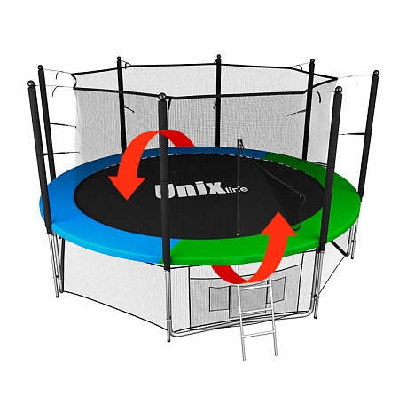 картинка Батут UNIX line Classic 12 ft / 366 см (inside)