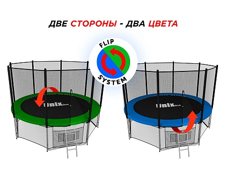 картинка Батут UNIX line Classic 8 ft / 244 см (outside)