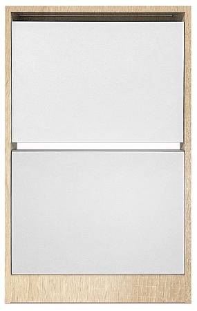 Обувница Vental Лаком-2 Дуб сонома/Белый