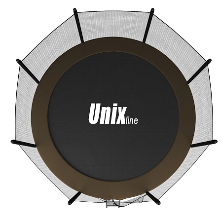 картинка Батут UNIX line Black&Brown 10 ft / 244 см (outside)