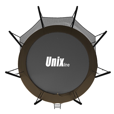 картинка Батут UNIX line Black&Brown 12 ft / 366 см (inside)