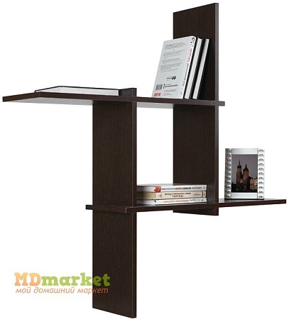 Картинка Полка Кубик-3 венге