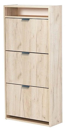 Обувница Вентал К-3 Дуб Крафт серый