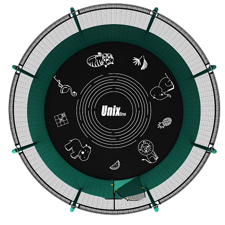 фото Батут UNIX line SUPREME GAME 10 ft / 305 см (green) картинка Батут UNIX line SUPREME GAME 10 ft / 305 см (green)