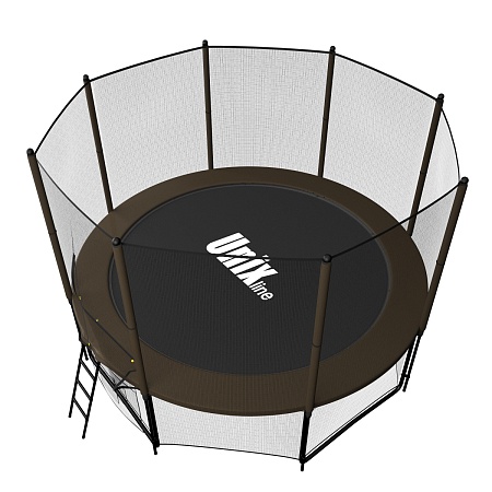 картинка Батут UNIX line Black&Brown 8 ft / 244 см (outside)