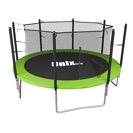 картинка Батут UNIX line Simple 12 ft / 366 см Green (inside)