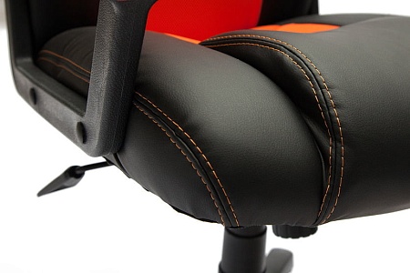 фото Компьютерное кресло Т 09 Driver черный-оранжевый картинка Компьютерное кресло Т 09 Driver черный-оранжевый